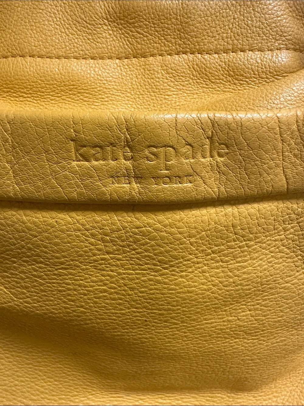kate spade Yellow Leather Shoulder Tote